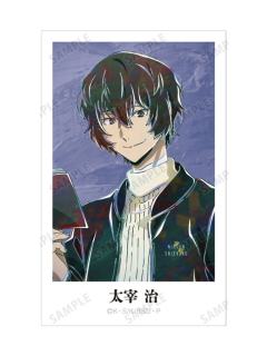 太宰治1插画卡-AniArt水彩冬日休假系列