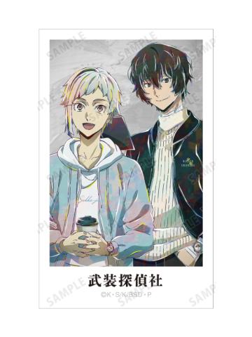 中岛敦&太宰治插画卡-AniArt水彩冬日休假系列