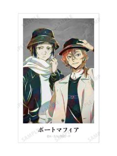 芥川龙之介&中原中也插画卡-AniArt水彩冬日休假系列