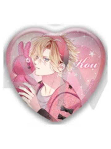 无神皓爱心吧唧-月兔沐夜系列