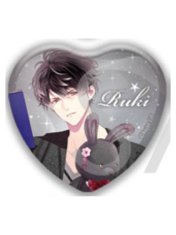 无神琉辉爱心吧唧-月兔沐夜系列