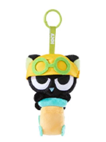 罗小黑(隐藏款)毛绒挂件-舌尖上小黑系列