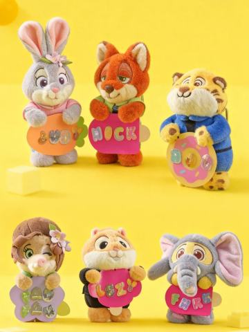 拼拼乐系列毛绒挂件