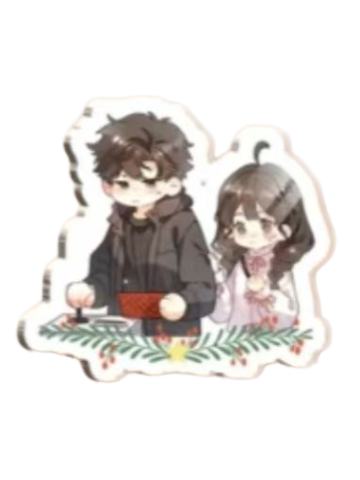 周京泽&许随Q版冰箱贴-双旦礼遇季系列