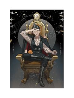 田中眼蛇梦特典明信片-王座玉座系列