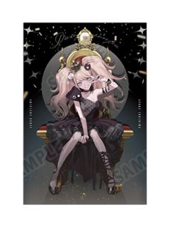 江之岛盾子特典明信片-王座玉座系列