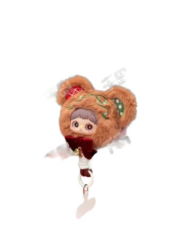 幸运铃铛毛绒手机挂链