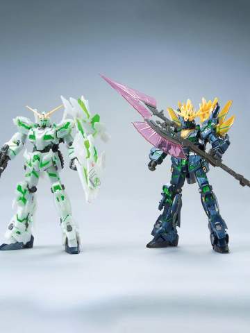 HGUC 独角兽高达01 02 Ver.GFT 突击台场套装