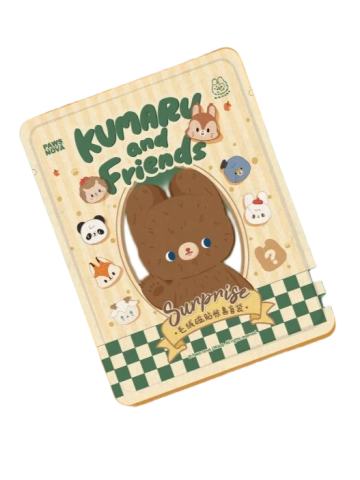 KUMARU AND FRIENDS毛绒冰箱贴挂件系列