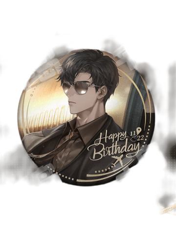 顾时夜 2025 凤凰于飞系列 马口铁徽章