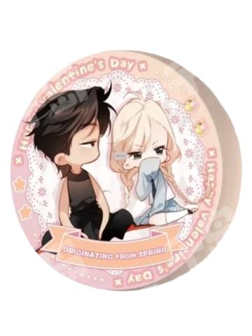 晏&栩听A赏Q版毛绒抱枕-且赴蜜约系列