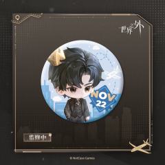 顾时夜 2025 凤凰于飞系列 Q版马口铁徽章