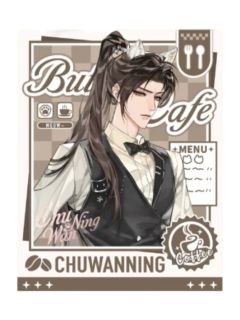 楚晚宁2025cafe烫金拍立得-萌果酱谷子咖啡联动主题Cafe