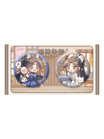 厨神争霸系列Q版徽章套组-萌果酱谷子咖啡联动主题Cafe