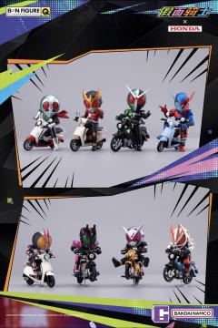 万代假面骑士×HONDA盲盒BNFQ系列联名本田摩托车