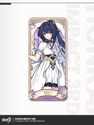 雷电芽衣-夜绽芳华系列马口铁徽章