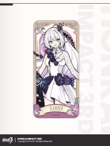 琪亚娜-夜绽芳华系列马口铁徽章