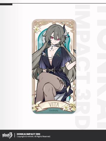 薇塔-夜绽芳华系列马口铁徽章