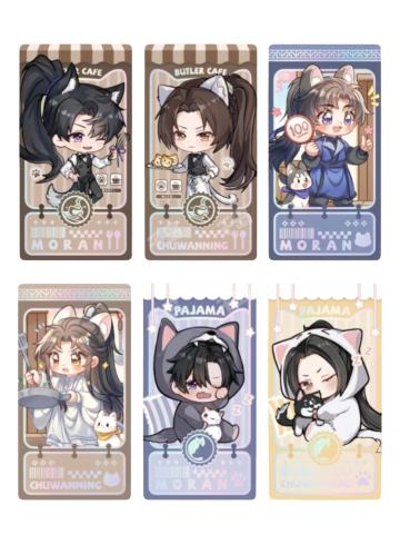 哈猫执事屋cafe系列迷你镭射小票-萌果酱谷子咖啡联动主题Cafe