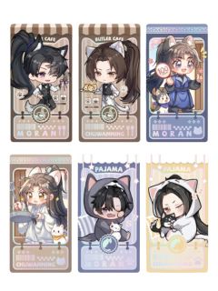 哈猫执事屋cafe系列迷你镭射小票-萌果酱谷子咖啡联动主题Cafe