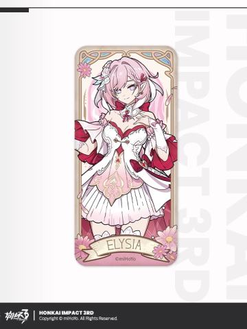 爱莉希雅-夜绽芳华系列马口铁徽章