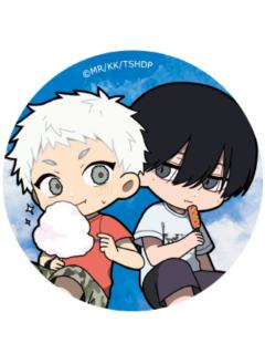 辻中佳纪&忌堂光2Q版徽章-夏日祭系列