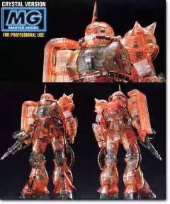 MG MS-06S 指挥官型扎古Ⅱ 水晶版-资料图