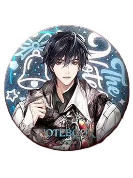 黑艾-立绘徽章 都市笔记本 2025年圣诞节系列