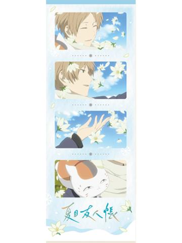 夏目贵志&猫咪老师场景纸夹相卡(飞舞之花)-四季之约系列