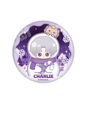 査理苏款-暖心雪抱系列Q版徽章