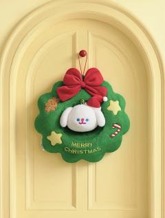 圣诞花环-小狗款