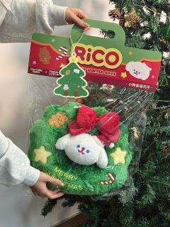 圣诞花环-雪人款-资料图