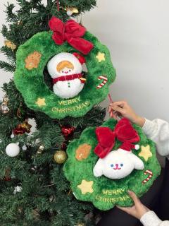 圣诞花环-雪人款-资料图
