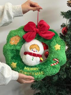 圣诞花环-雪人款-资料图