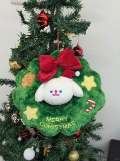 圣诞花环-雪人款-资料图