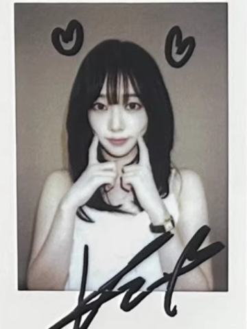 泡泡摩奇签售拍立得 柚