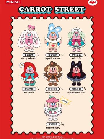 萝卜街童话梦境搪胶毛绒盲盒系列