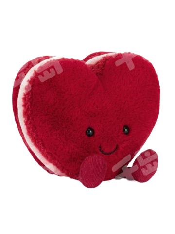 趣味埃莱特爱心马卡龙