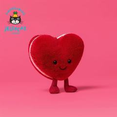 趣味埃莱特爱心马卡龙