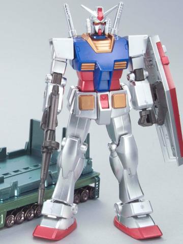 HGUC RX-78-2 高达+高达拖车 高达屹立在大地之上场景 特殊质感Ver.