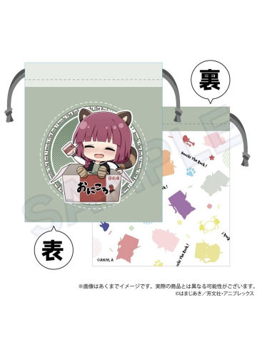 广井菊里束口袋-动物纸箱Q版ver.