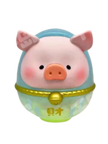 LULU猪711限定不倒翁金—透明绿色