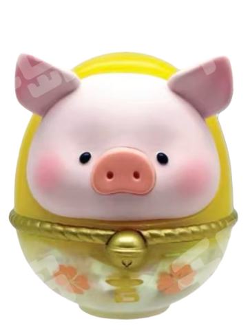 LULU猪711限定不倒翁金-夜光黄色（夜光隐藏）