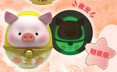 LULU猪711限定不倒翁金-夜光黄色（夜光隐藏）