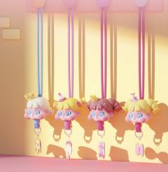 陪你许愿系列硅胶挂绳-资料图