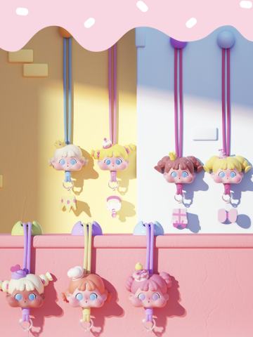 陪你许愿系列硅胶挂绳