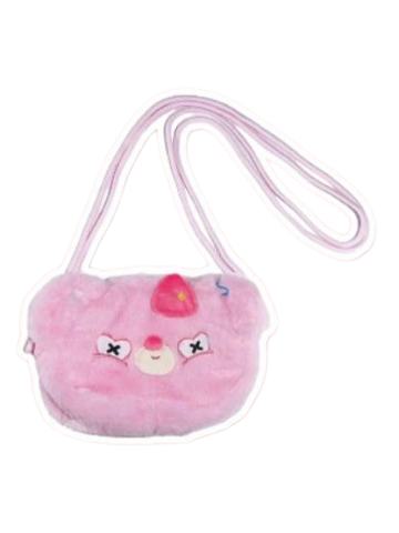 小熊挎包-粉色