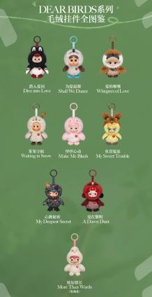 DEAR BIRDS系列毛绒挂件-资料图