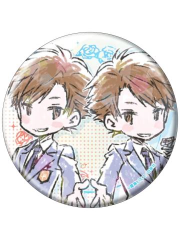 常陆院馨&常陆院光-涂鸦制服Q版吧唧