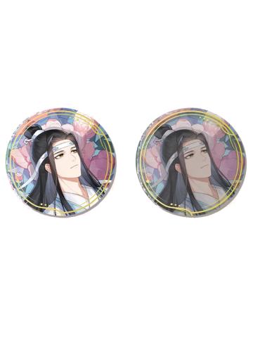 蓝忘机(单人吧唧)-动画七周年 倚花系列周边